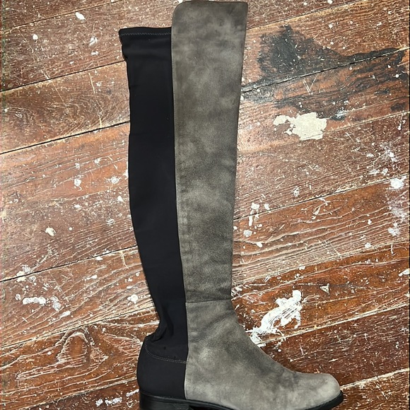 Size 7 1/2 grey suede over the knee boot - Picture 4 of 13